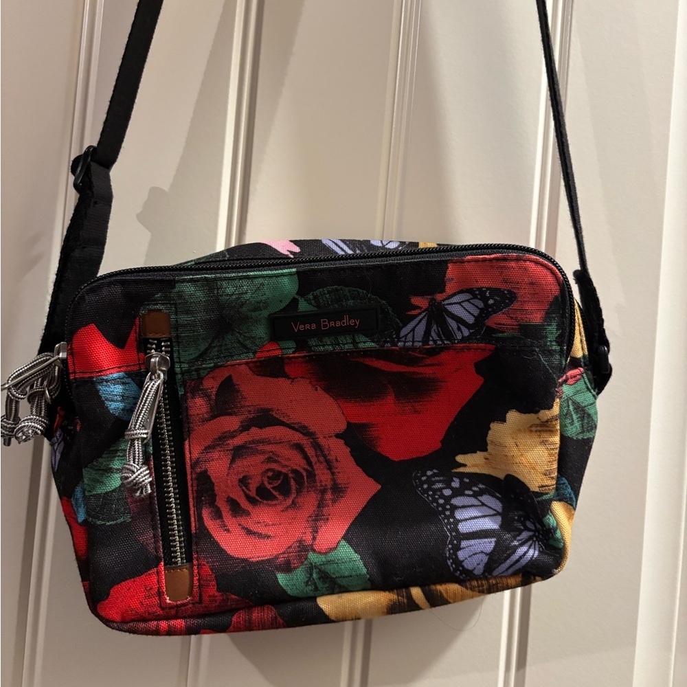 Vera Bradley Havana Rose floral crossbody bag